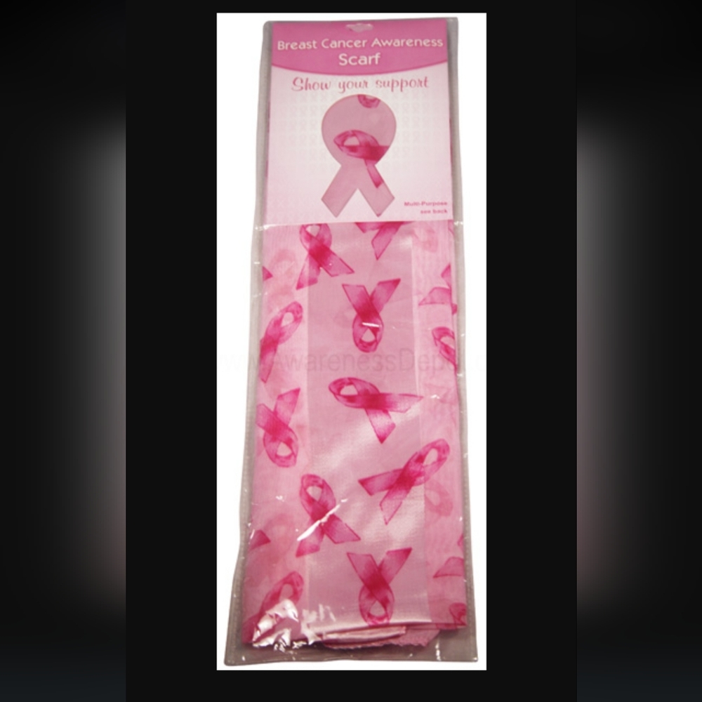 NWT Pink awareness scarf.
